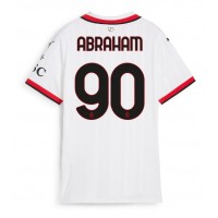 AC Milan Tammy Abraham #90 Fotballklær Bortedrakt Dame 2024-25 Kortermet